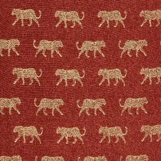 Leopard Panama burnt orange