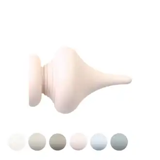 Jones Seychelles 40mm Blush Curtain Pole Minaret Finial