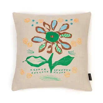 Alice Kettle Green Flower B Cushion