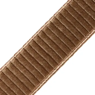 2" Chloe Pleated Velvet Border 977-55055-636