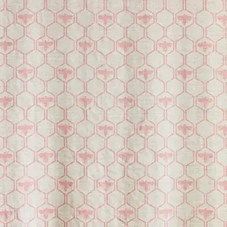 Honey Bees Fabric Rose