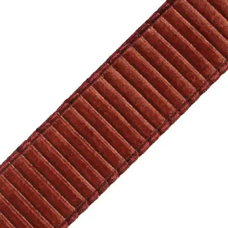 2" Chloe Pleated Velvet Border 977-55055-706