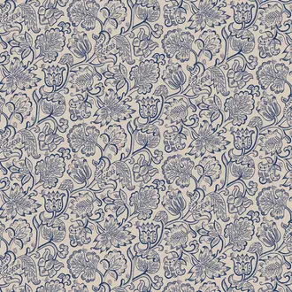 Jacobean Uniform Blue