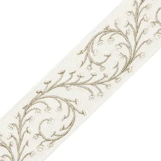 2" Ella Embroidered Border 977-55061-02
