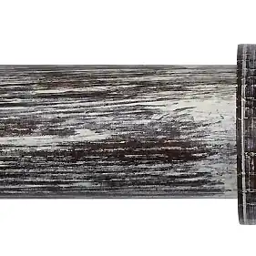 Byron & Byron Rustica 55mm Smoked Oak Curtain Pole Lyon Finial