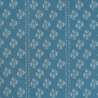 Maharani Block Print Fabric Jaipur Blue