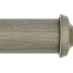 Byron & Byron Barnwood 35mm Barnwood White Curtain Pole Carbis