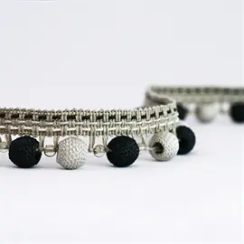 Knitted Beaded Fringe T706-01