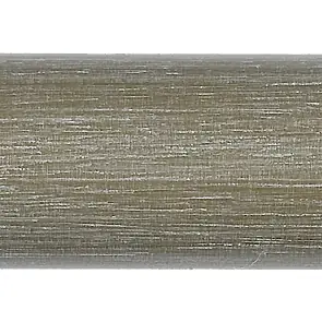 Byron & Byron Barnwood 35mm Barnwood White Curtain Pole Ribbed Endcap