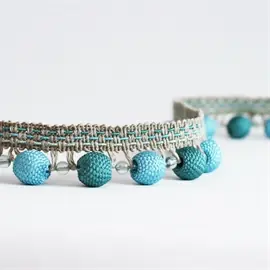 Knitted Beaded Fringe T706-04