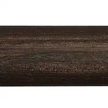 Byron & Byron Halo 35mm Washed Toasted Oak + Chrome Curtain Pole Globus