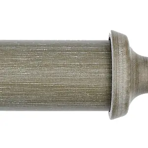 Byron & Byron Barnwood 35mm Barnwood White Curtain Pole Saltash