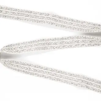 Twill Tape Silver