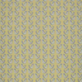 Scandi Birds Mustard