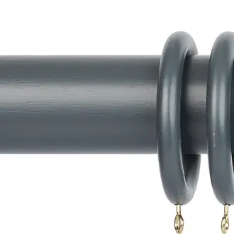 Byron & Byron Delano 35mm Graphite Curtain Pole Ball Finial