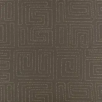 Kuba Embroidery Gunmetal