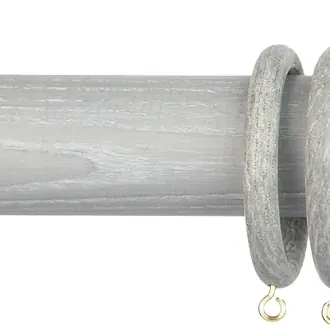 Byron & Byron Delano 45mm Limed Grey Curtain Pole Ball Finial