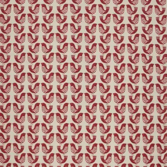 Scandi Birds PVC Scarlet