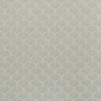 Scallop Shell Fabric Plaster / Green
