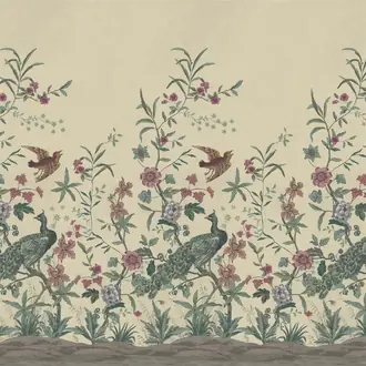 Peacock Toile Scene 1 PJD6013-03