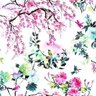 Chinoiserie Flower FDG2303-01