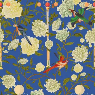 The Garden of Immortality Lapis Blue WP20589