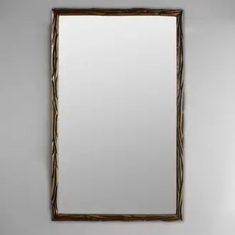 Rectangle Laurel Mirror Small WM24RS French Brass