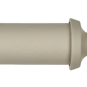 Byron & Byron Barnwood 35mm Dove Grey Curtain Pole Carbis