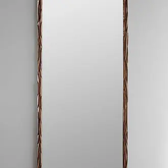 Rectangle Laurel Mirror WM24R French Brass