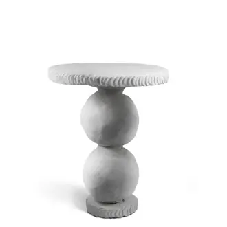 Selina Side Table CST46 Plaster White