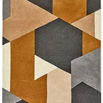 Popova Caramel Slate Shell 143101 Rug
