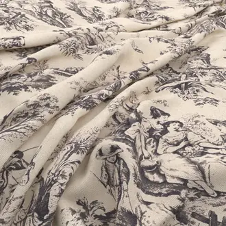 Valencay Toile Charbon