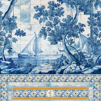 Azure Mural WP20560