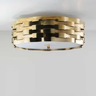 Riley Bulkhead MCL86 Aged Brass Lighting