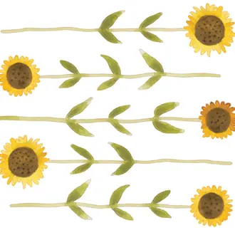 Decor Pre-Encolle Sunflower 88602764