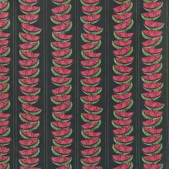 Watermelon Fabric Charcoal / Red