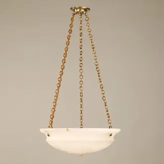 Dyrham Alabaster Bowl Ceiling Light CL0029.BR