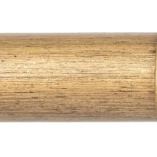 Byron & Byron Chalfont 35mm Gold Distressed Curtain Pole LA Pineapple Finial