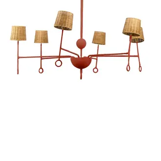 Crawford Chandelier MCL67 Indian Red