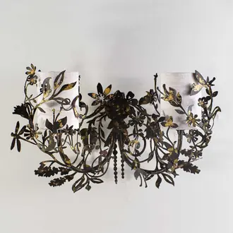 Spry Wall Light Medium TWL134M Gilded Rust Lighting
