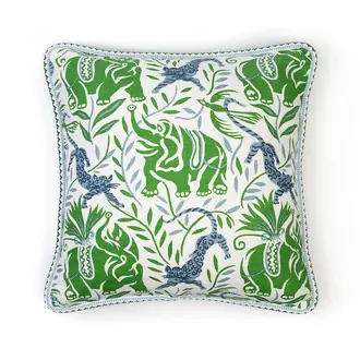 La Jungle Green Cushion