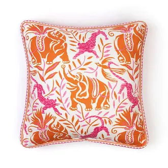 La Jungle Hot Pink Cushion