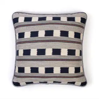 Lost And Found Dark Indigo Cushion