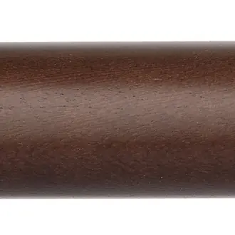 Byron & Byron Chalfont 45mm Old Oak Curtain Pole Ribbed Endcap Finial