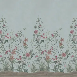 Peacock Toile Scene 2 PJD6014-02