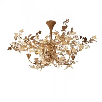 Large Ivy Shadow Chandelier MCL37L Forest Gold