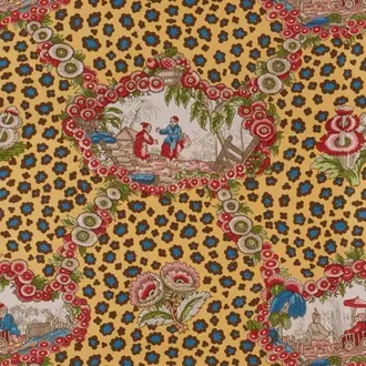 Chinese Leopard Toile BR-79227-0