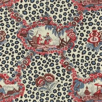 Chinese Leopard Toile BR-79227-01