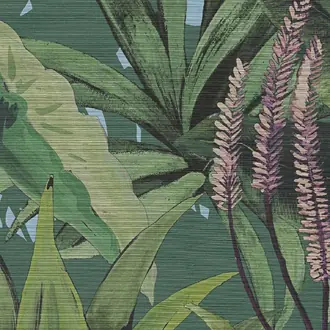Arboretum Parakeet on White Manila Hemp 5578