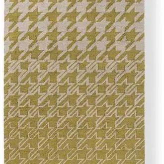 Houndstooth Mustard 455706 Rug